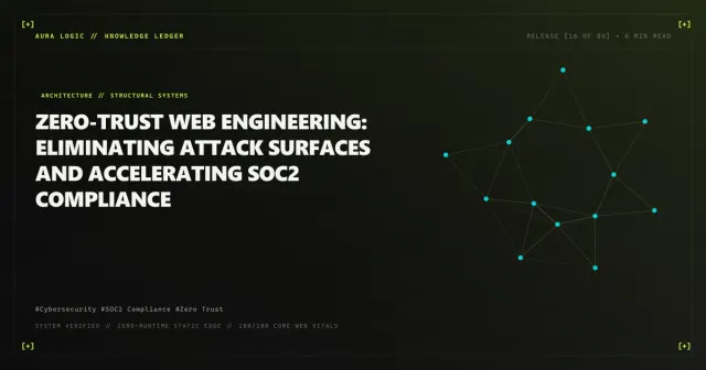 Website Security and Compliance Responsibilities — cover card with a constellation of connected points
