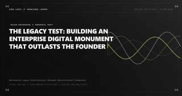 Planning a Website That Lasts — cover card with overlapping wave lines