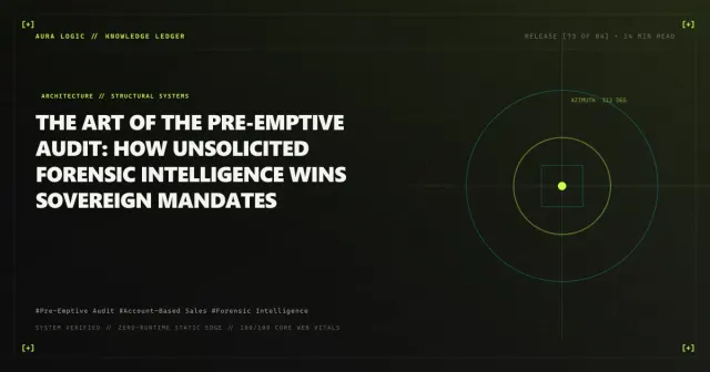 Using Website Audits to Start Useful Conversations — cover card with concentric radar reticles and crosshairs