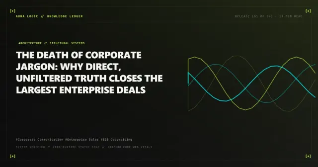 Clear Website Copy for Business Buyers — cover card with overlapping wave lines
